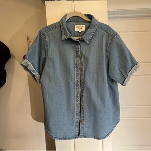 Short sleeve jeans jacket or thick shirt women NEW